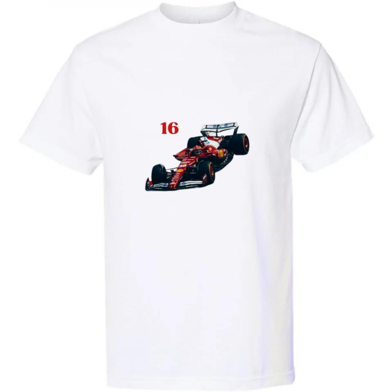 T-Shirt Ferrari Charle Leclerc – Image 3